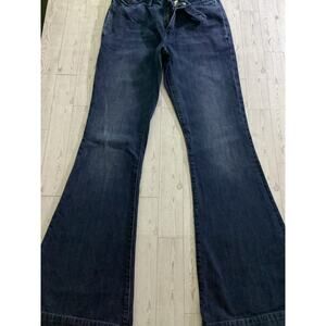 Polo Ralph Lauren Men’s Size 29 Dark Wash Flare Jeans Wide Leg Retro 100% Cotton